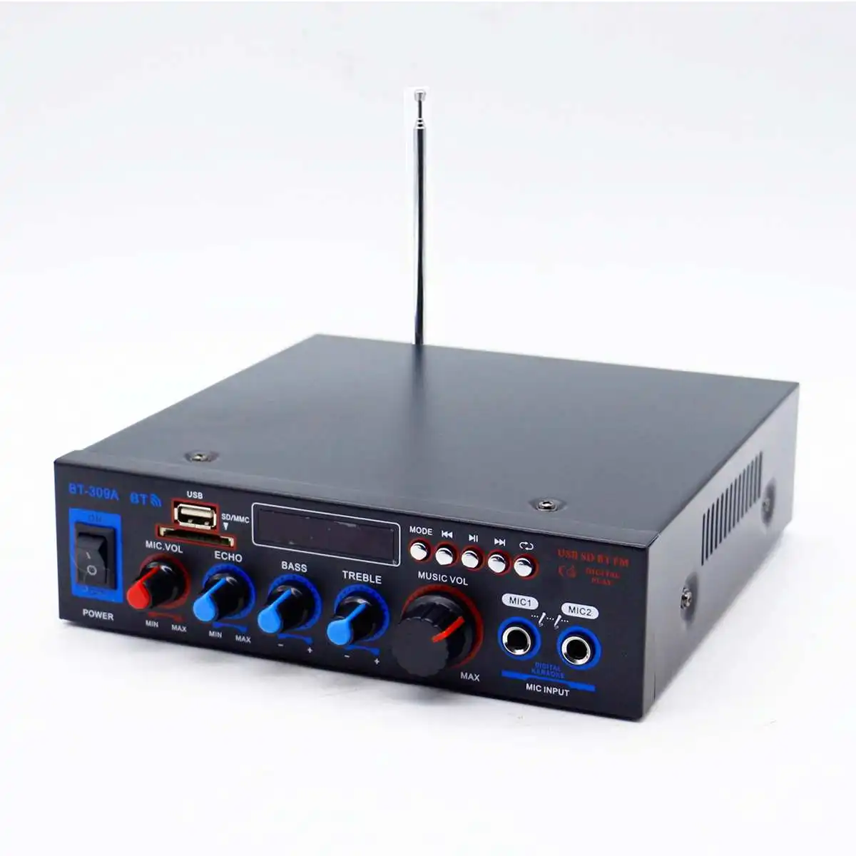 Усилитель bluetooth 800 Вт 110 В/220 В DC 12 AUX вход USB SD домашний кинотеатр усилители