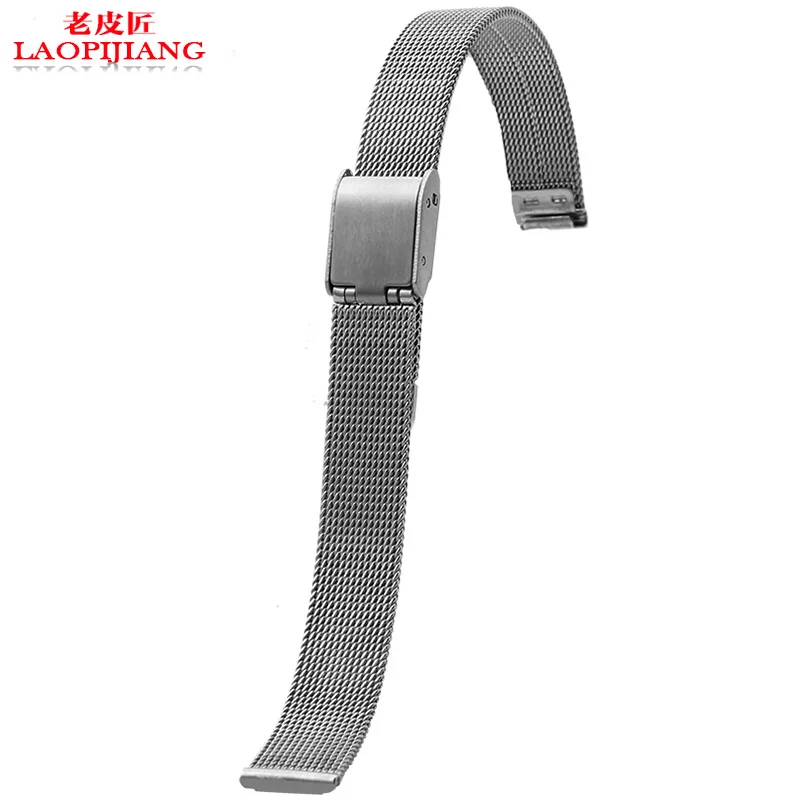 Laopijiang 8 мм 10 12 14 черные серебристые розовые золотые наручные часы из нержавеющей