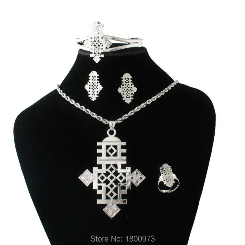 Новейшие эфиопские ювелирные изделия большого размера с крестом 18 К