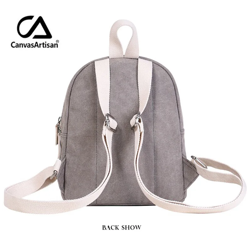 

New Women Backpack Canvas Retro Style Daily Travel Small Backpacks Bag Female Casual Floral Daypack National Vintage Rucksack