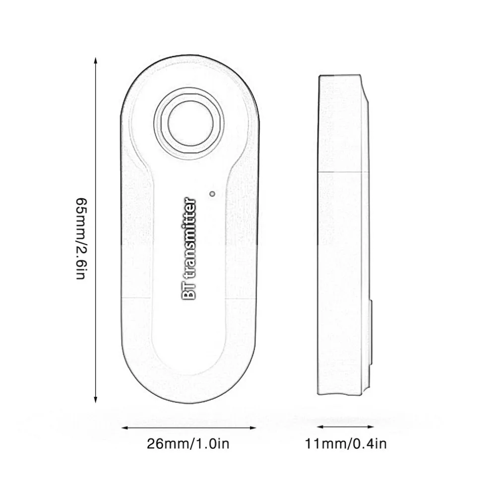 NEW GT-09S USB Bluetooth Audio Receiver Powerful Wireless MP3 AUX Transmitter Portable Stereo Music Adapter for PC/Speaker | Электроника