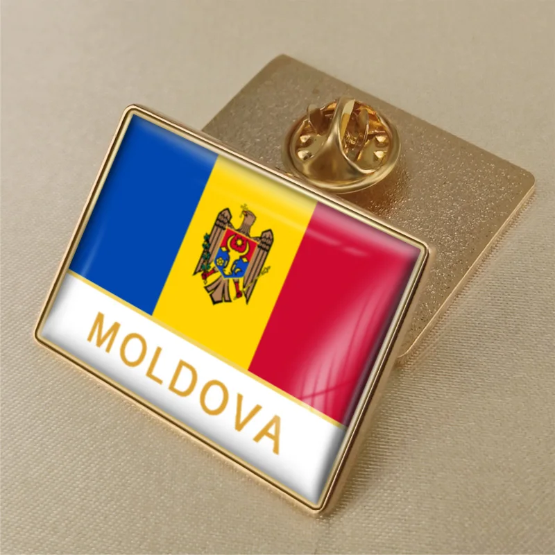 Молдавия один флаг нагрудные булавки