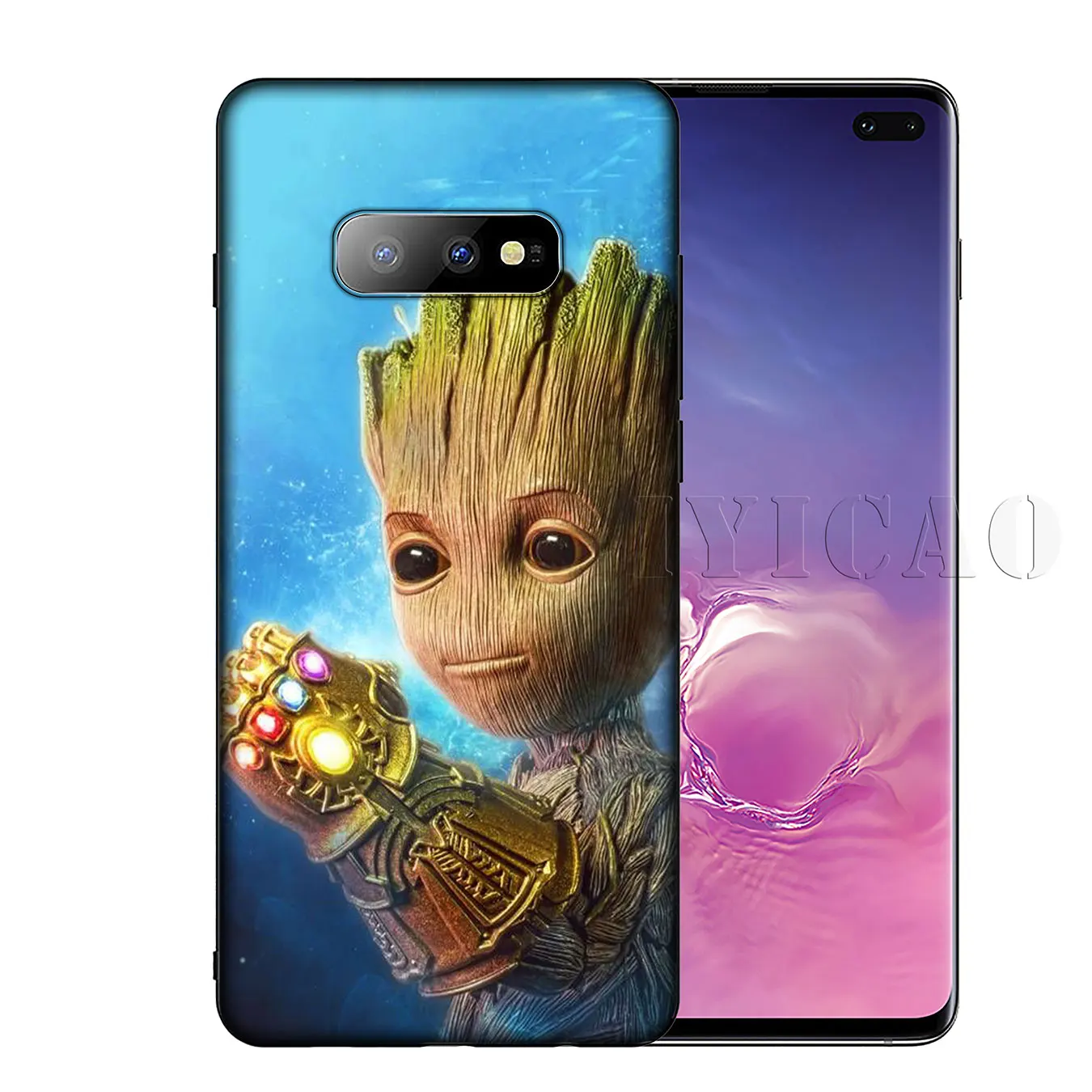 IYICAO аниме MARVEL Мстители Мягкий силиконовый чехол для телефона Samsung Galaxy S20 Ultra S10 Lite S9