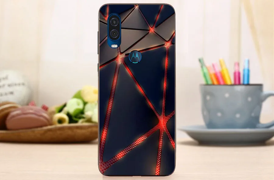 Чехол роскошный чехол из ТПУ и силикона чехол s для MOTO One power Phone задняя крышка для MOTO P40 Funda Coque