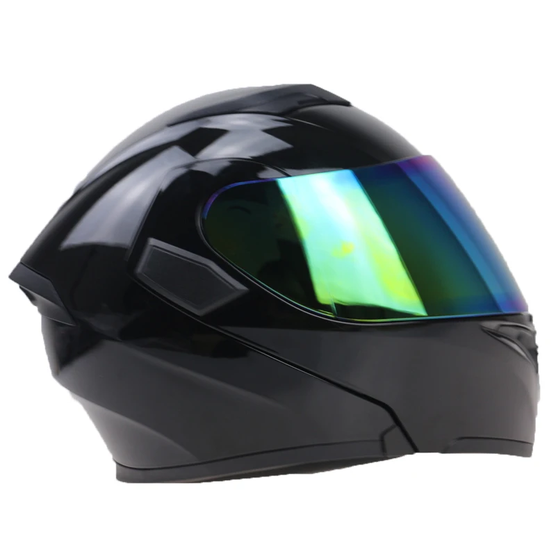 Мотоциклетный шлем 4 вида стекла с двойными линзами на все лицо для езды