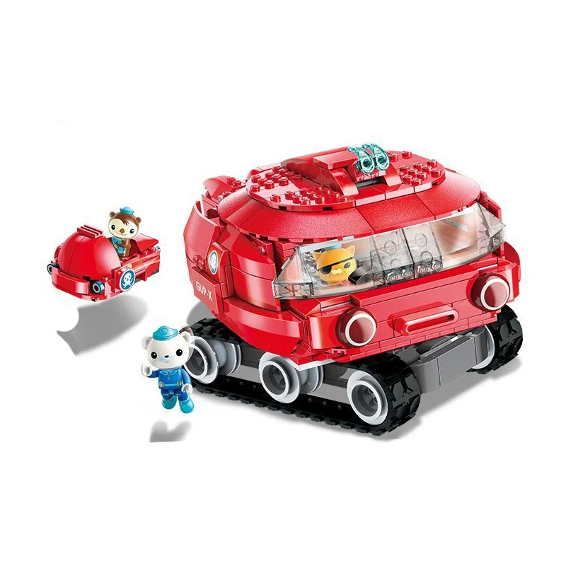 Подводная лодка маленькая Колонка игрушка совместимая Город Друзья DIY игровой