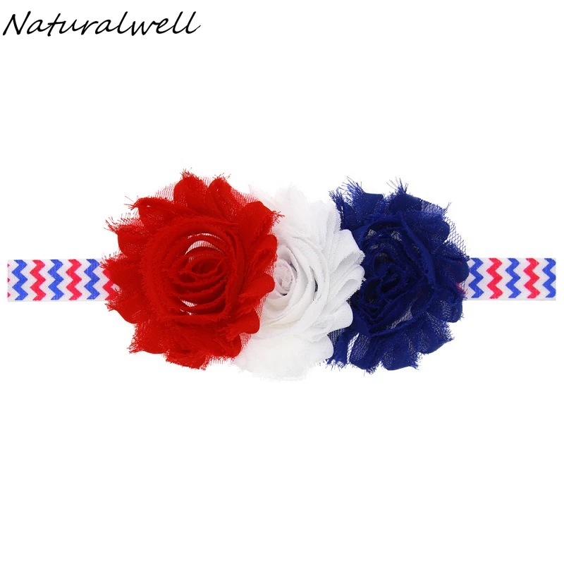Головная повязка с американским флагом Naturalwell на голову для малышей лента волос