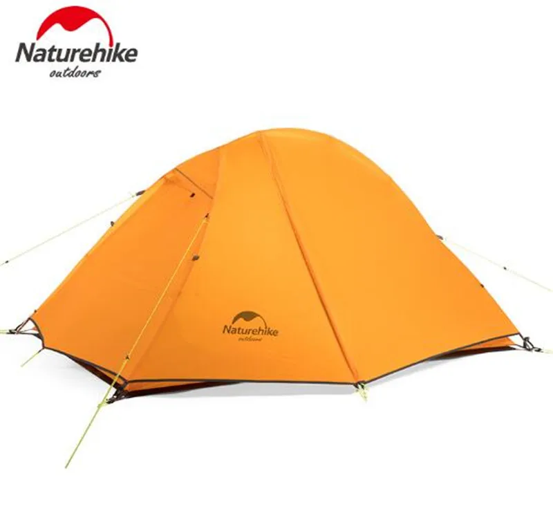NatureHike 2 человека велосипедная палатка 20D силиконовая двухслойная Сверхлегкая