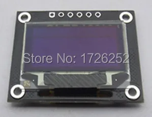 0 96 дюймовый синий oled-дисплей модуль 128*64 SPI автобус самосветящийся без подсветки |