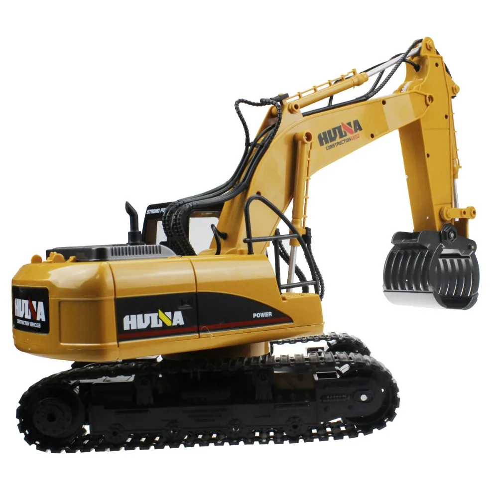 HUINA 1570 16CH RC Лесоматериалы металлические Grab древесины 2 4G 1/14 Инженерная грузовик на