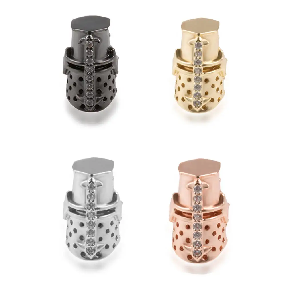 Новая роскошная бижутерия воина изготовление CZ сделай сам рыцарь соединитель