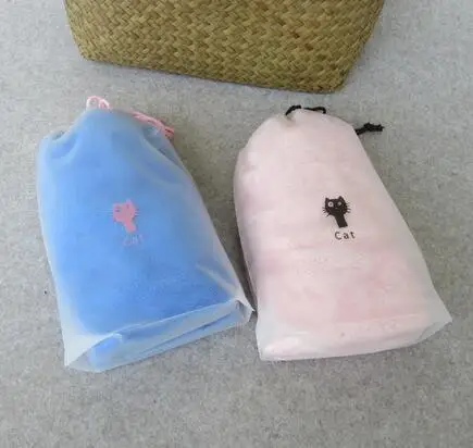 30 шт EVA scrub30 скраб пакет пластиковая сумка для Одежды Drawstring упаковка мешок нижнее