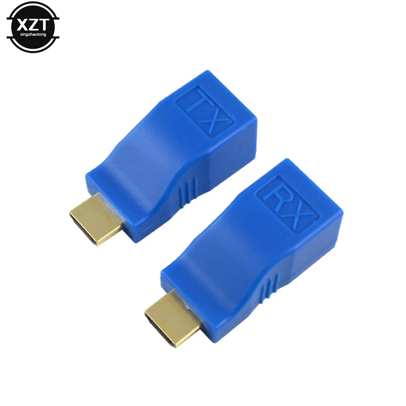 1 пара 30 м 4k HDMI совместимый удлинитель передатчик TX/RX V1.4 HD 1080P Более Cat5e CAT6 Ethernet