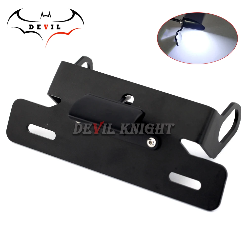 Держатель номерного знака LED для HONDA CBR600RR 2003 2006 CBR1000RR 2007 мотоцикла ХВОСТ Tidy Fender