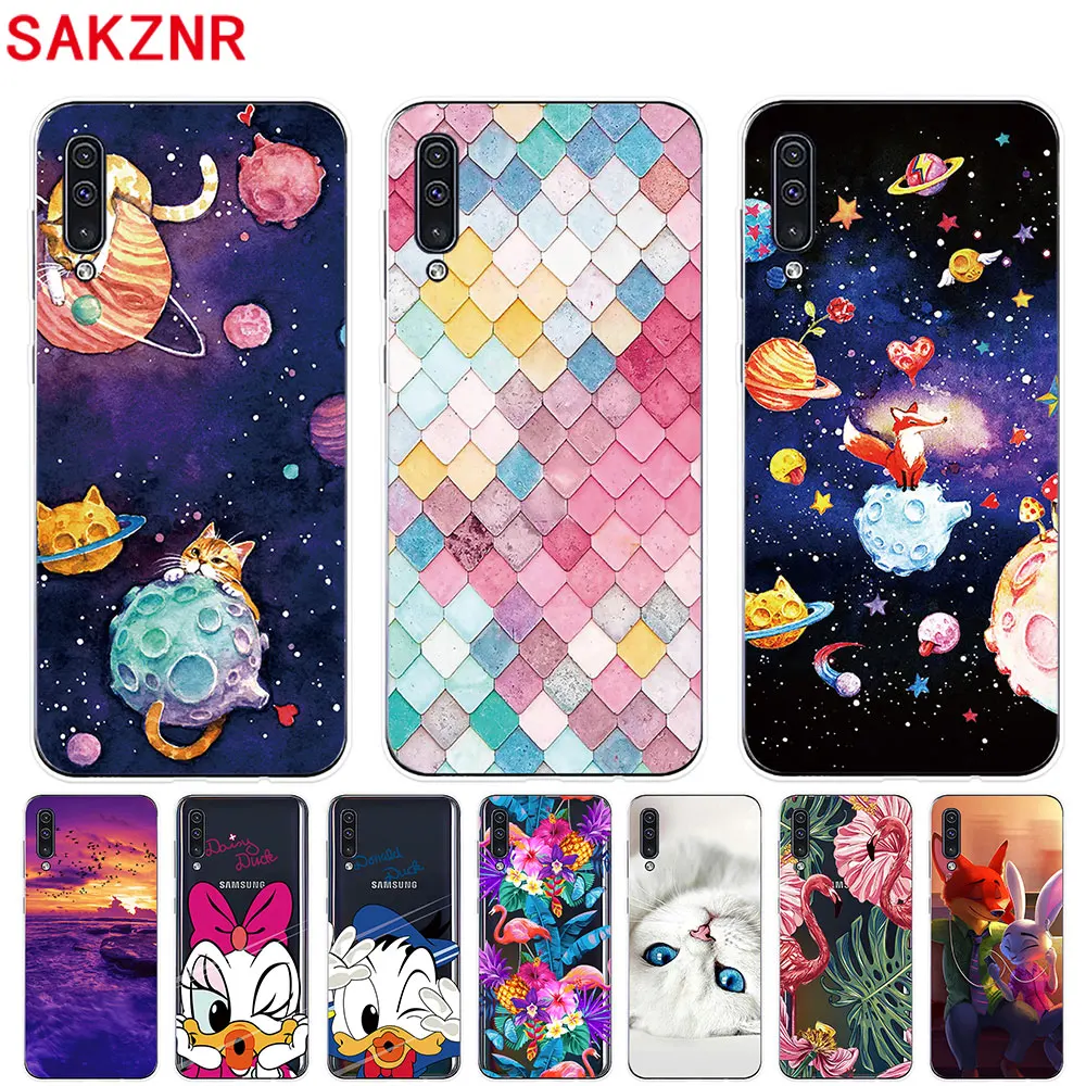 Case for Samsung Galaxy A50 Cover Silicone Soft Shell Couqe |