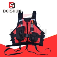 customized water sports rescue life jacket 150n water rescue big buoyancy lifesaving optional oxtail rope