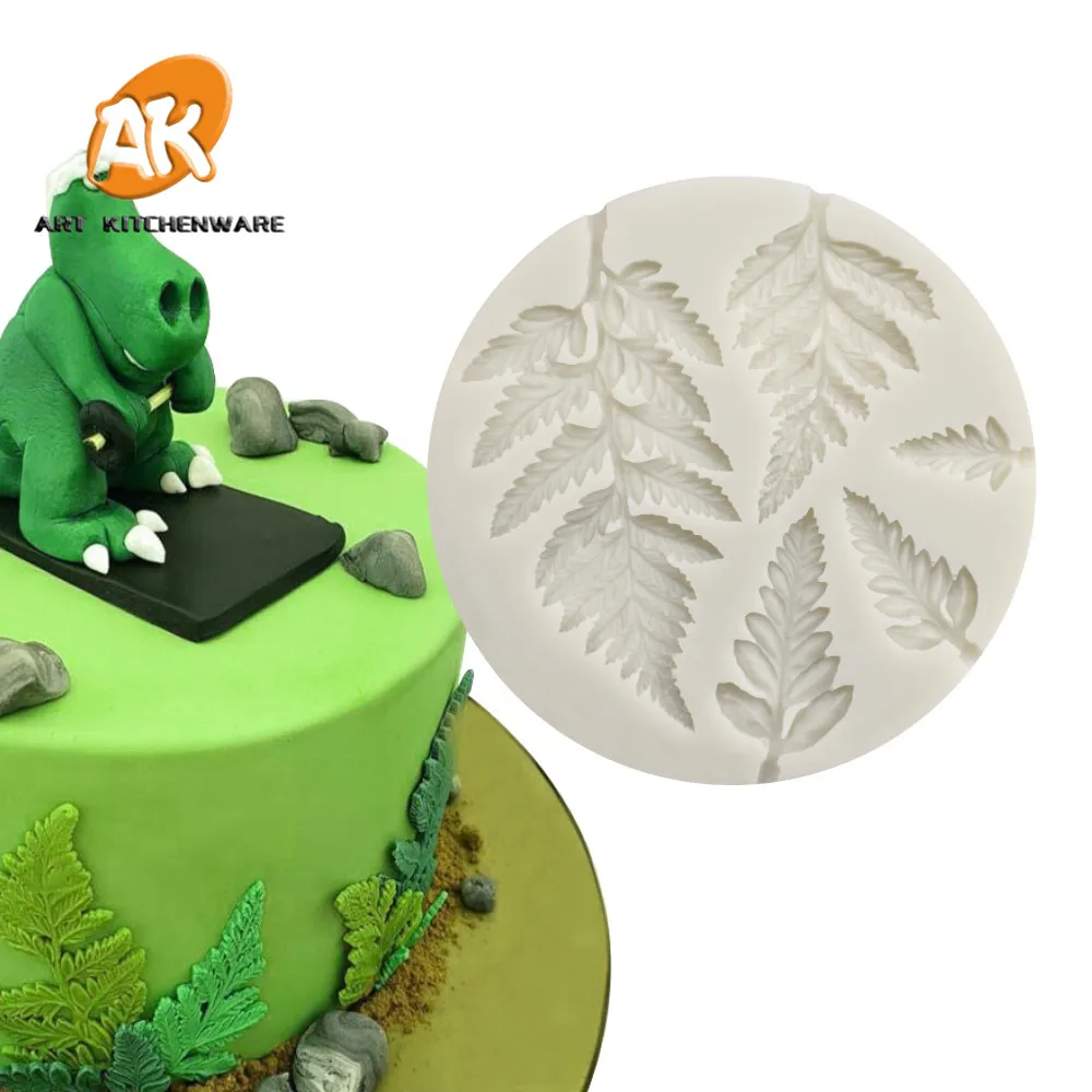 

Fern Leaf Molds Fondant Molds Wedding Cake Tools Silicone Sugarcraft Mold Bakeware Cupcake Tool Chocolate Molds for Sugar Flower