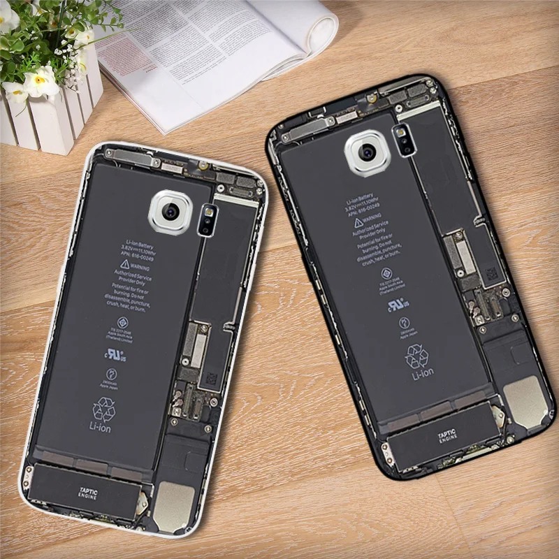 Capa For Samsung Galaxy S6 Mobile Phone Soft Silicone Protection Shell for G9200 G920F Clear TPU Rainbow Case 5.1&quot |