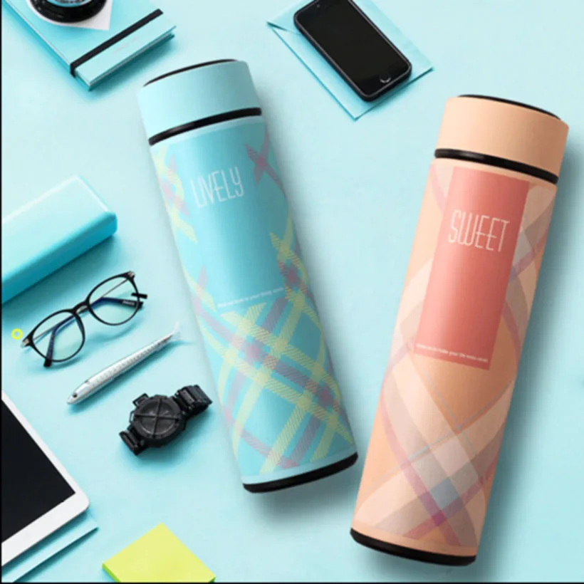 Классические высококлассные чашки в полоску 480 мл вакуумная фляжка из