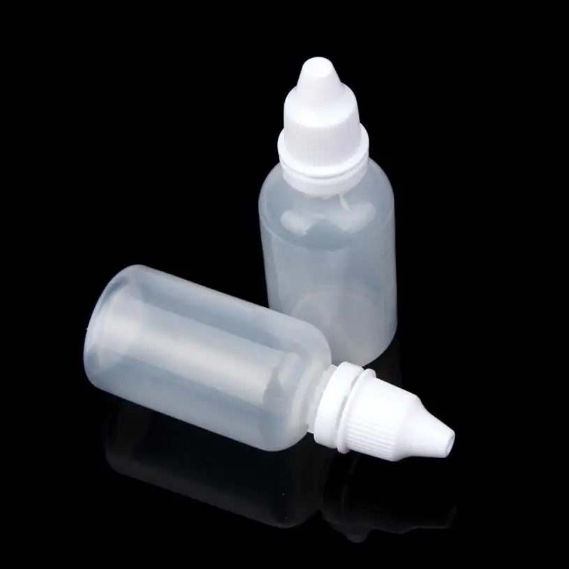 Hot 25/50/100PCS 30ml Empty Plastic Squeezable Dropper Bottles Eye Liquid Can be used to dispense and store most liquids | Красота и