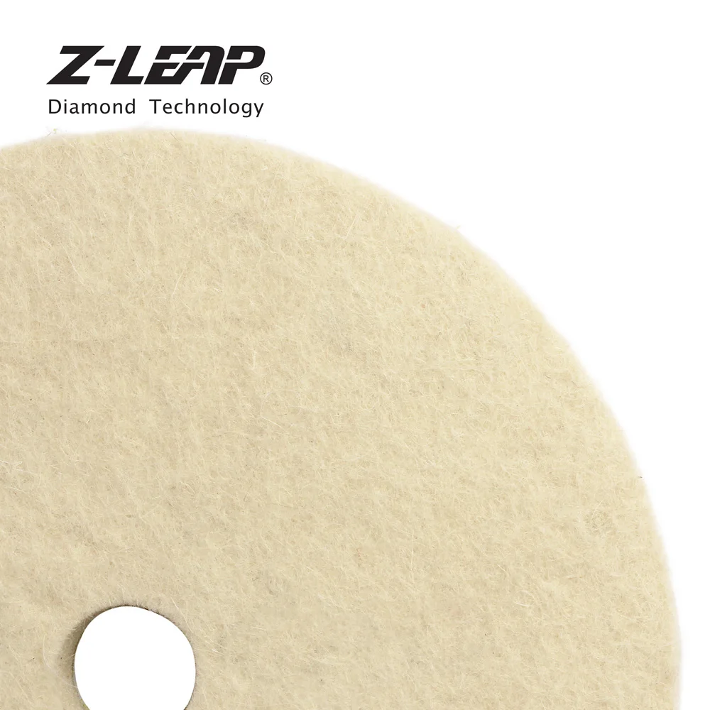 Z-LEAP 5 дюймов полировка колесо Шерсть Войлок Pad 2 шт. 125 мм шерсть полировочные подушечки шлифовальные Бафф диск для Стекло украшения автомобиля