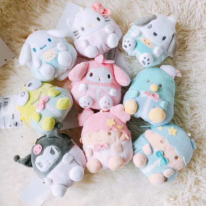 1 шт. новый японский мультфильм my melody tecudosam pochacco dog плюшевые сумки для монет