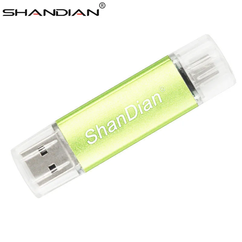 SHANDIAN двойное использование Android OTG USB флэш накопитель Pen Drive 4 ГБ 8 16 32 2 0 Флешка флеш