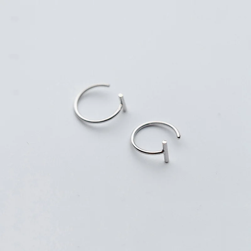 Серьги-кольца женские из серебра 925 пробы 10/8 мм | Украшения и аксессуары