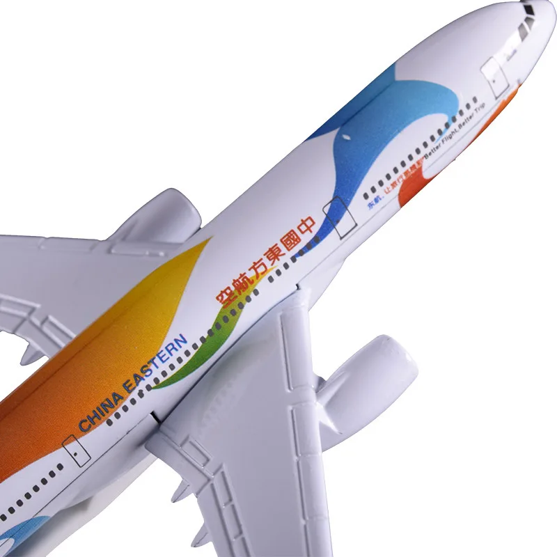 16 см A330 China Eastern Expo модель самолета дыхательных путей сувенир сплава статический