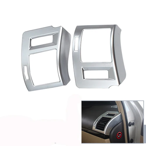 Matt Silver Color Для Toyota Land Cruiser 150 Prado LC150 FJ150 2010- держатель ручки рулевое колесо крышка передач хромированные аксессуары для стайлинга автомобилей - Цвет: Matt Silver Color