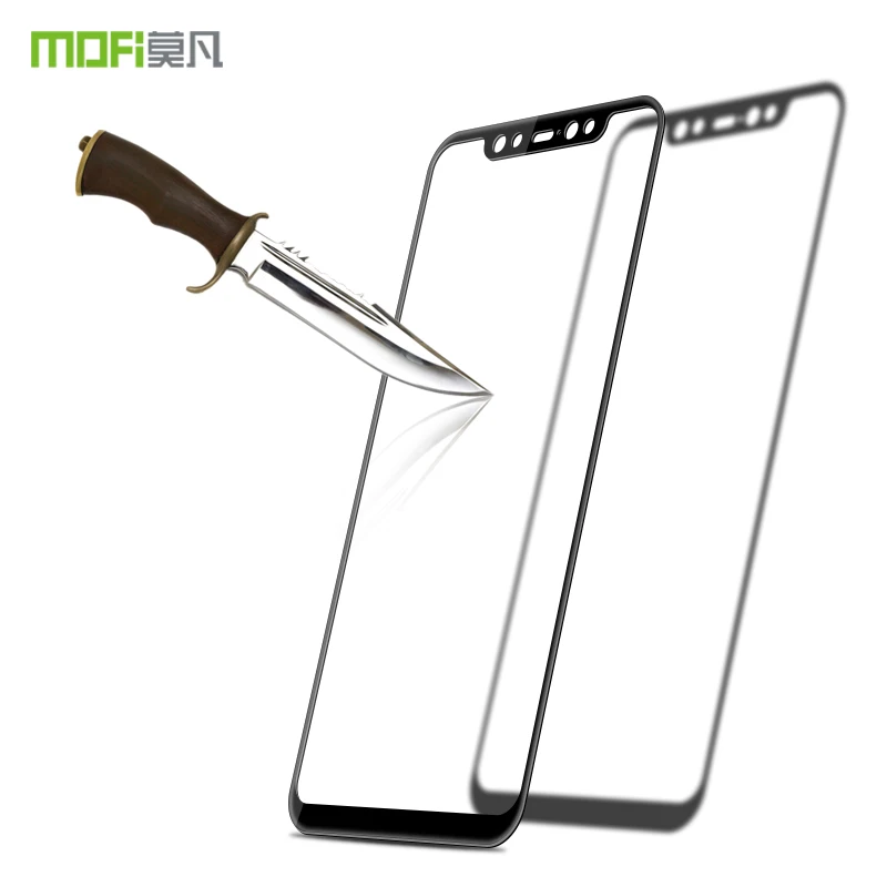 Для Xiaomi Mi8 стекло закаленное MOFi оригинал для Mi 8 Защита экрана 3D полное покрытие