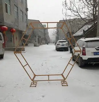 Новые свадебные Опора телескопическая ссылка фоновая рамка этап открытый макет реклама спрей живопись простой фермы
