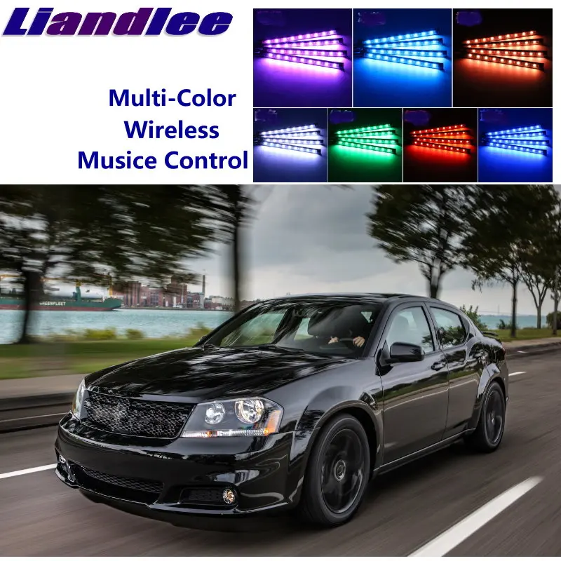 Liandlee Car Neon Color-Changing Light of Atmibient Inside Footwell For Dodge Avenger GTS | Автомобили и мотоциклы