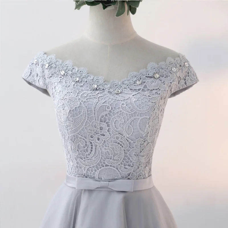 Модное Элегантное платье для выпускного вечера кружевное с аппликацией в стиле