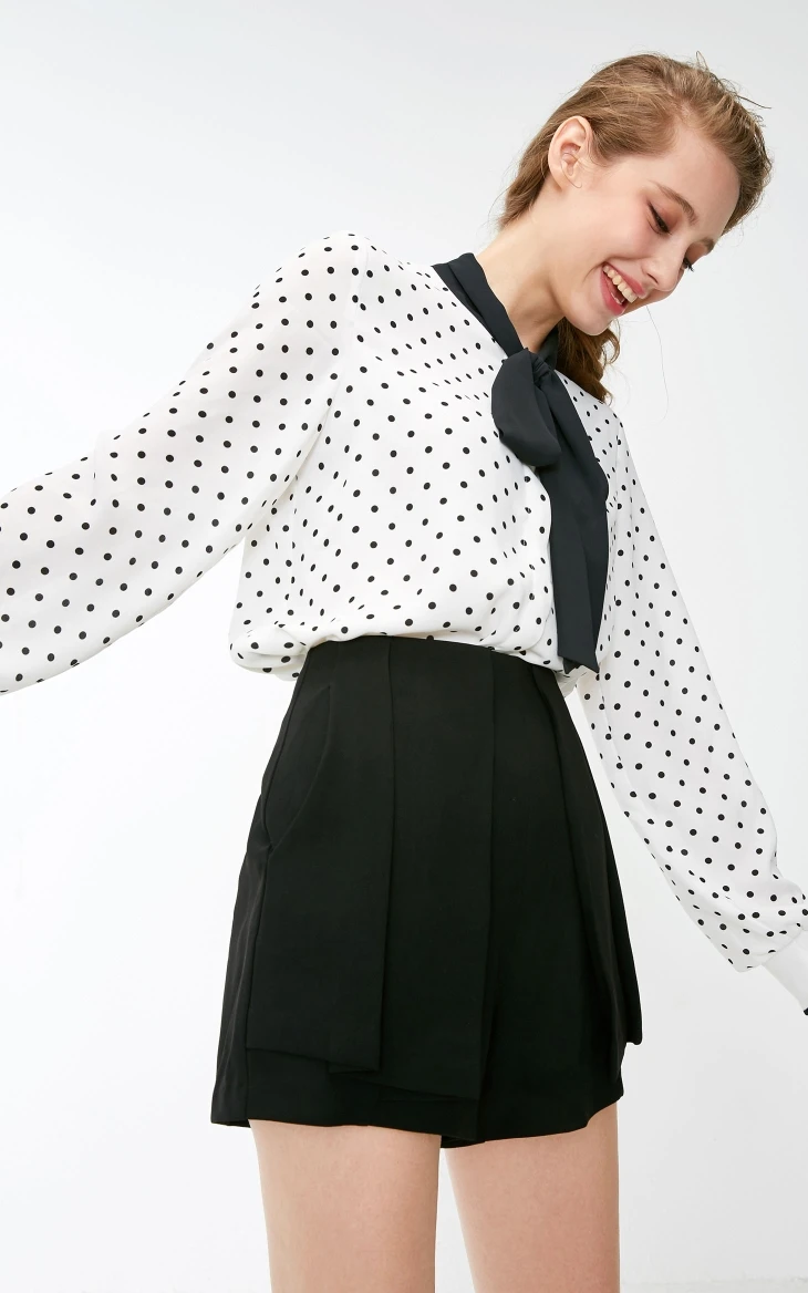 Vero Moda новые женские широкие шорты на молнии с высокой талией | 318315525