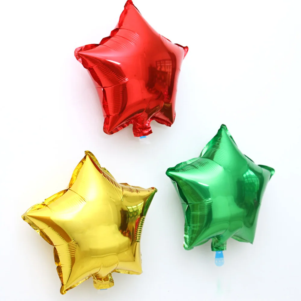 2016 Новый романтичный Свадебный декор звезда Алюминиевая Фольга Воздушный шар 10