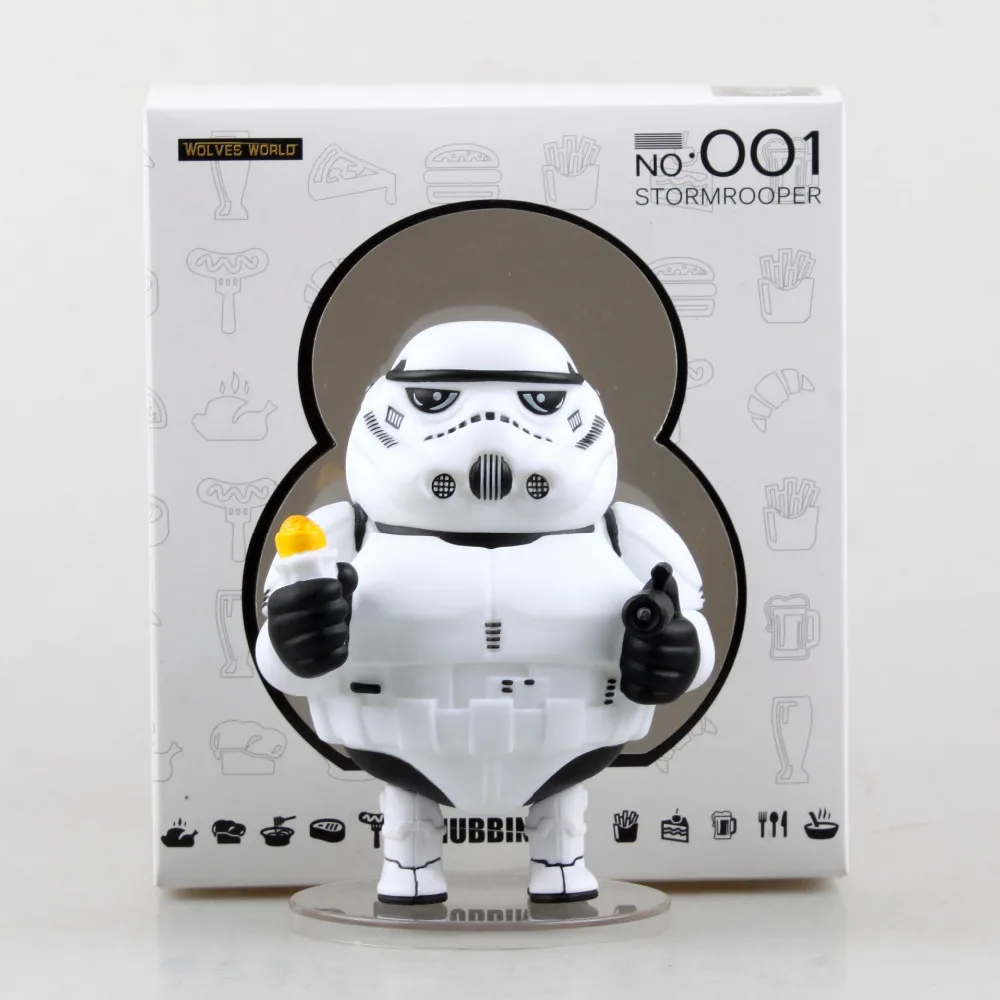 Fat Star Wars Storm Trooper Дарт Вейдер Энакин Скайуокер ПВХ фигурки Коллекционная модель