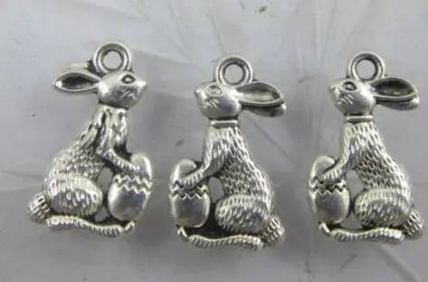 Женские Подвески в виде Пасхальных Кроликов Кулоны для изготовления ювелирных