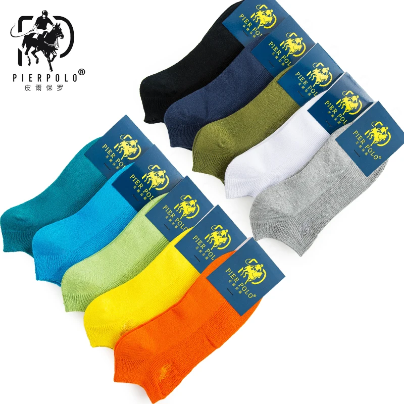 Pier Polo Calcetines Hombre Модные мужские повседневные носки хлопковые с дезодорантом