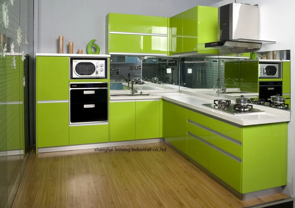 

High gloss/lacquer kitchen cabinet mordern(LH-LA092)