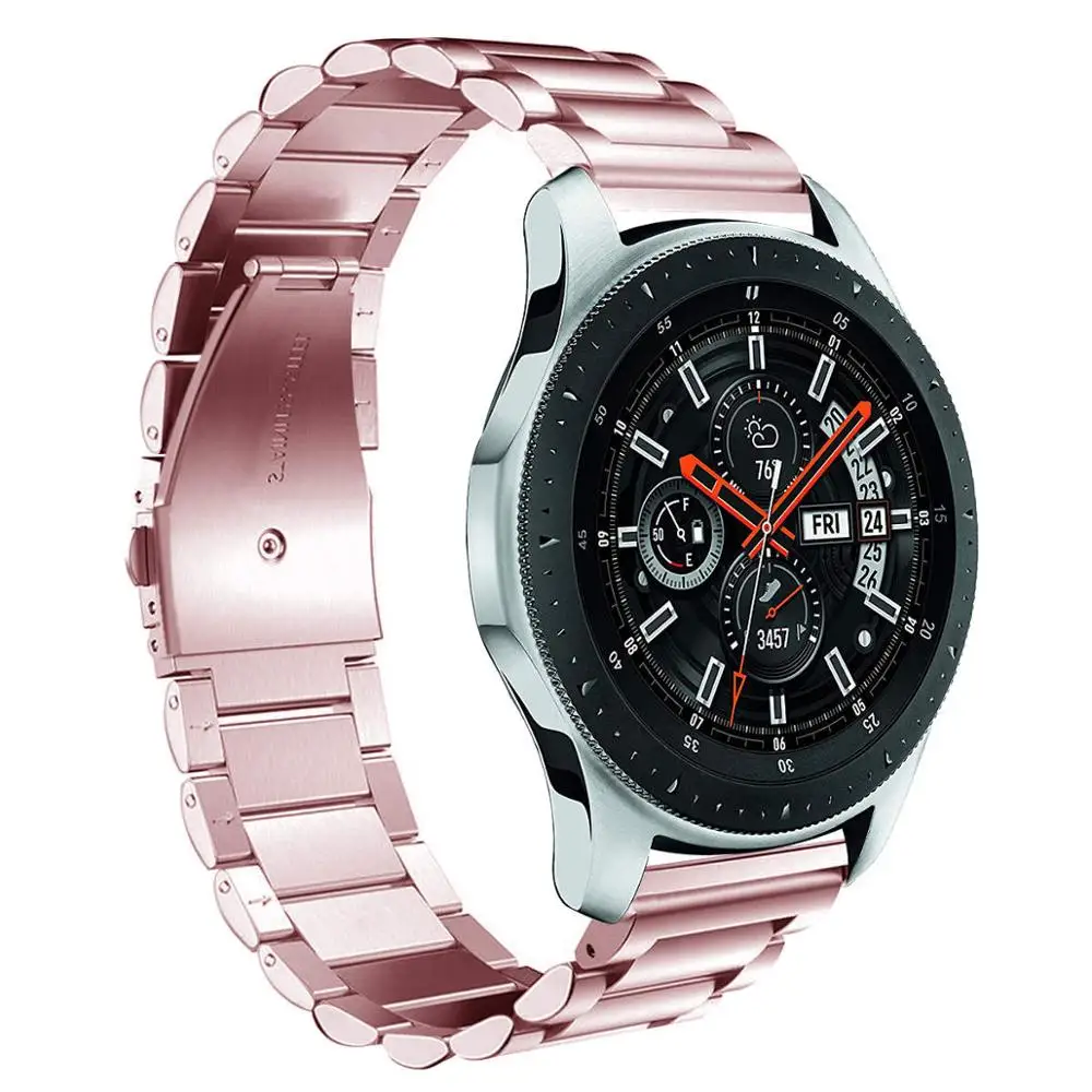 2 22 мм ремешок из нержавеющей стали для samsung Galaxy Watch 46 мм ремешок для samsung gear S3 classic 92001 - Цвет ремешка: 2