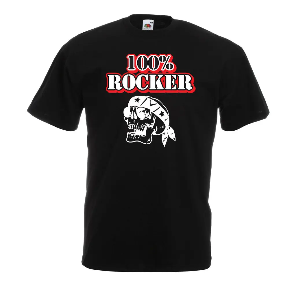 

2019 New Men'S 100% Rocker Mens T Shirt Motorcycle Gear Motorcycle Clothing Motorcycle T Shirts Tee Shirt