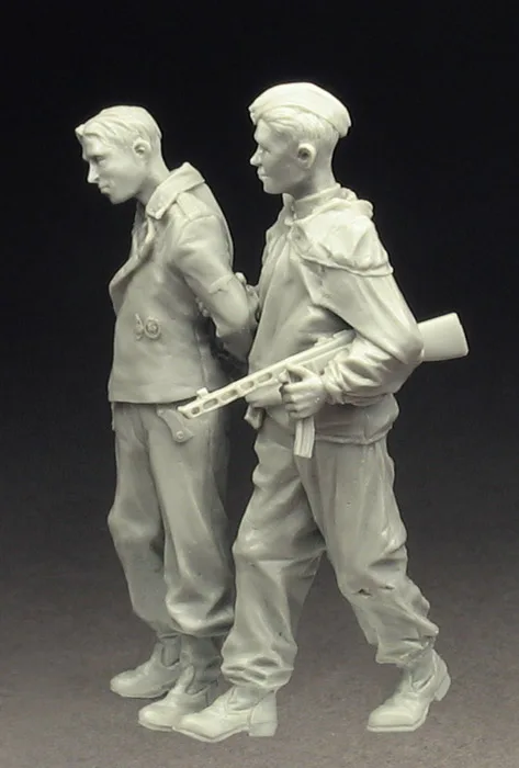 1/35 модельная фигурка из смолы Kit Красный разведчик армии и заключенный SS-танкер