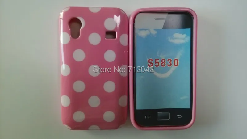 OEEKOI Лидер продаж мягкий гелевый Чехол в горошек из ТПУ для Samsung Galaxy Ace S5830