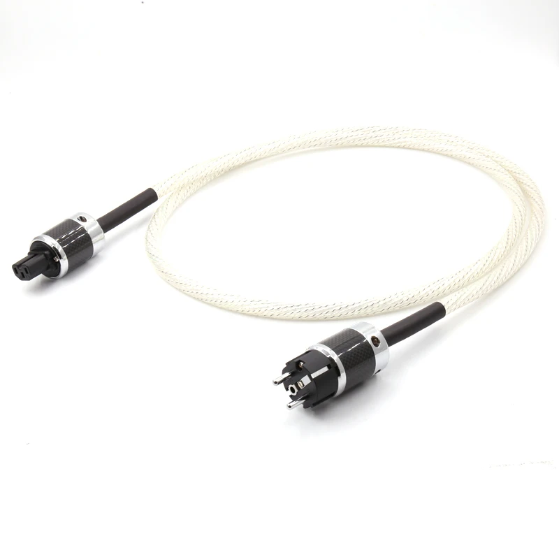 

Hi-End Valhalla power line HIFI POWER CABLE 7N OFC Power Cord with US Plug Amplifier CD, Decoder, Power Wire