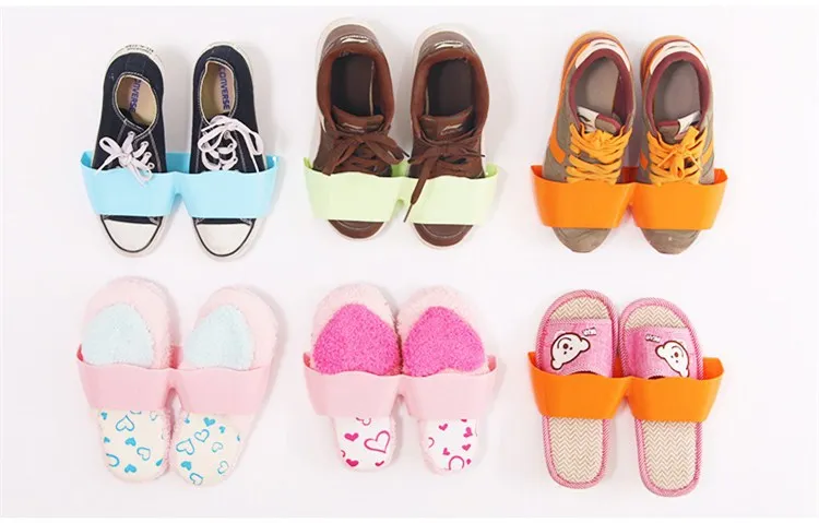 Мода трехмерная настенные полка для обуви конфеты цвет пасты мебель Кабинета DIY