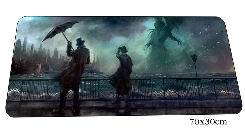 Size 700x300X2MM Коврик для мыши cthulhu, компьютерный геймер, коврик для мыши 700x300X2 мм,, коврик для мыши, эргономичный гаджет, большие настольные коврики - Цвет: Size 700x300X2MM