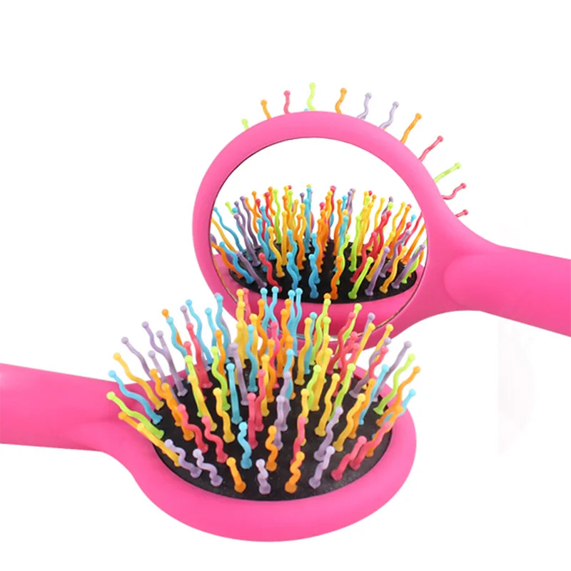 Магия массаж гребень Кисточки Радуга объем Инструменты для укладки волос анти