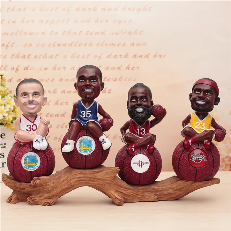Creative Star NBA Basketball James Piggy Bank Figurines Decoration Cute Miniature Student Gifts Resin Crafts for Boys | Дом и сад