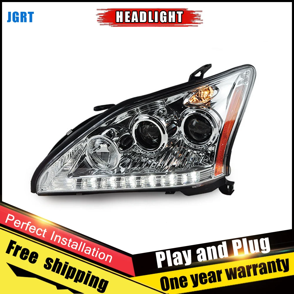 2 шт. светодиодный Автомобильные светодиодные фары для Lexus RX350 2004-2009 RS350 |